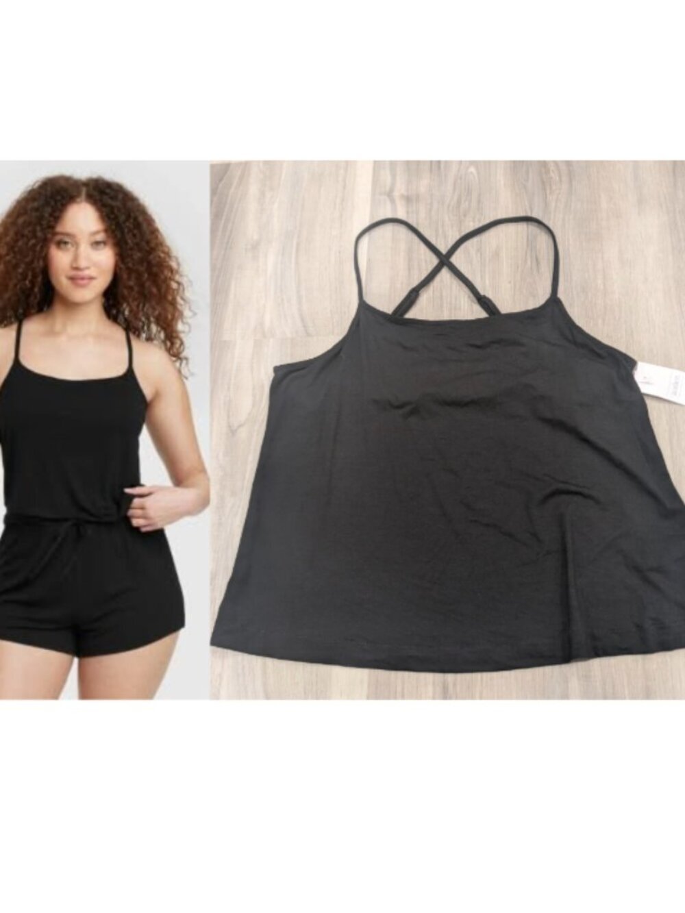 Auden | Cloud Knit Sleepwear Camisole In Black